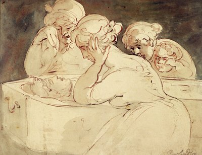 The Mourners by Thomas Rowlandson